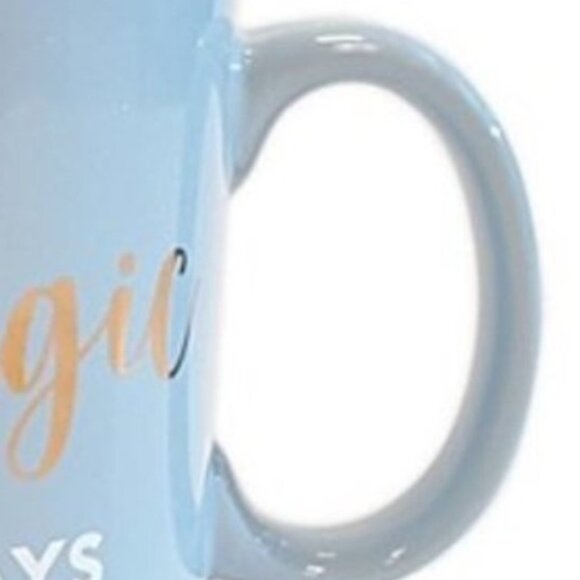 "Allergic to Mondays" 18 oz. Novelty Mug in Blue - Picture 2 of 2